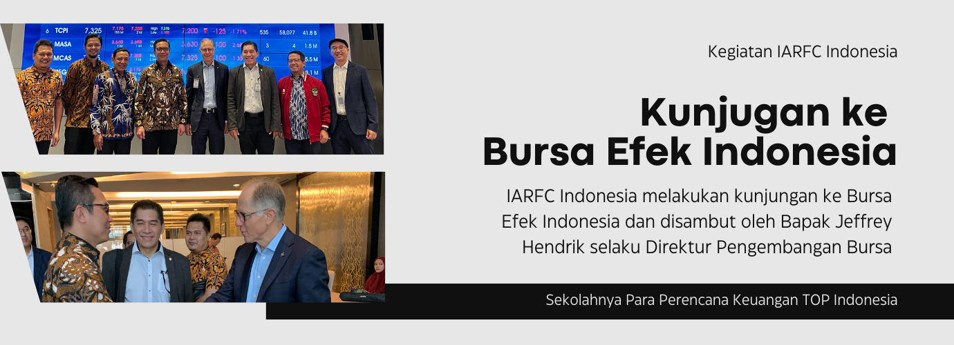 Kunjugan IARFC Indonesia ke Bursa Efek I